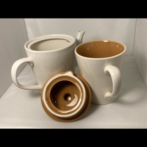 TIM HORTON Tea Pot  and Mug Vintage - Picture 4 of 8